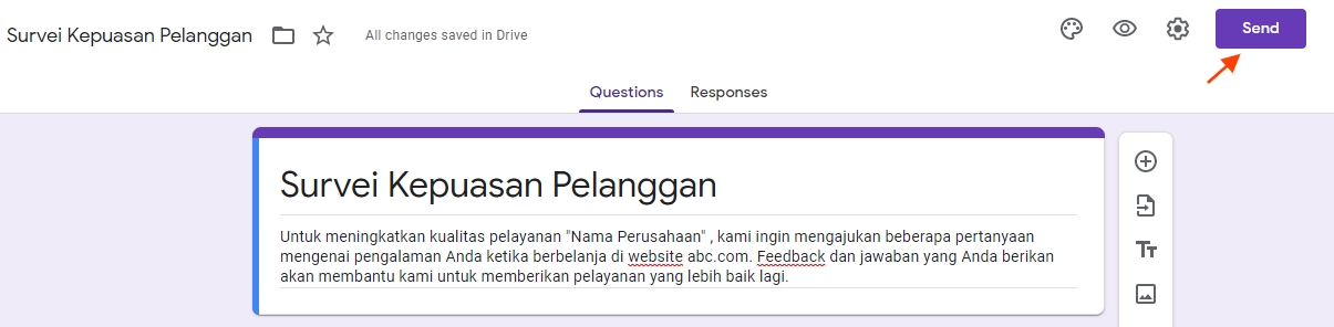 cara membuat google form