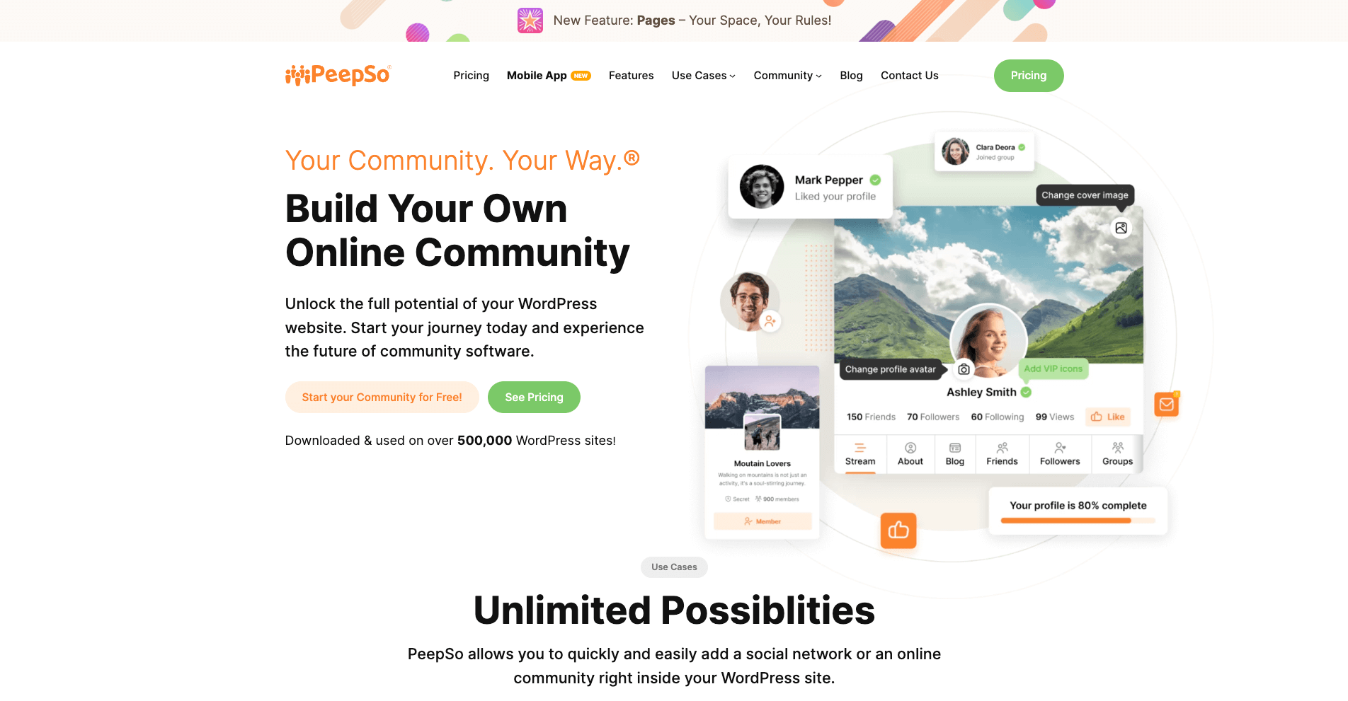 PeepSo alternative BuddyPress