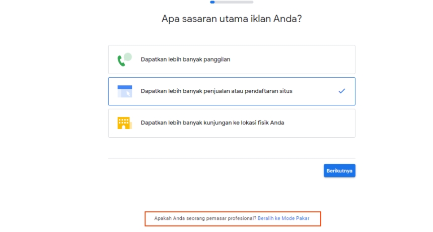 cara daftar google ads
