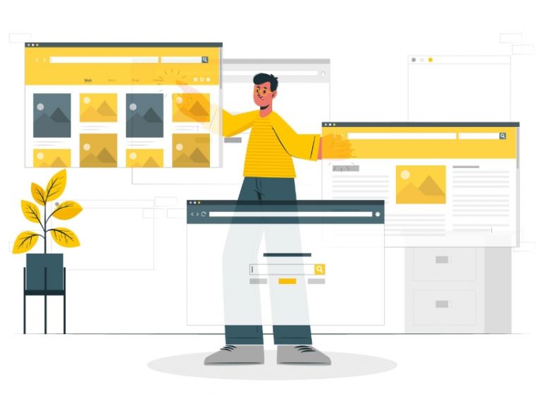 landing page
