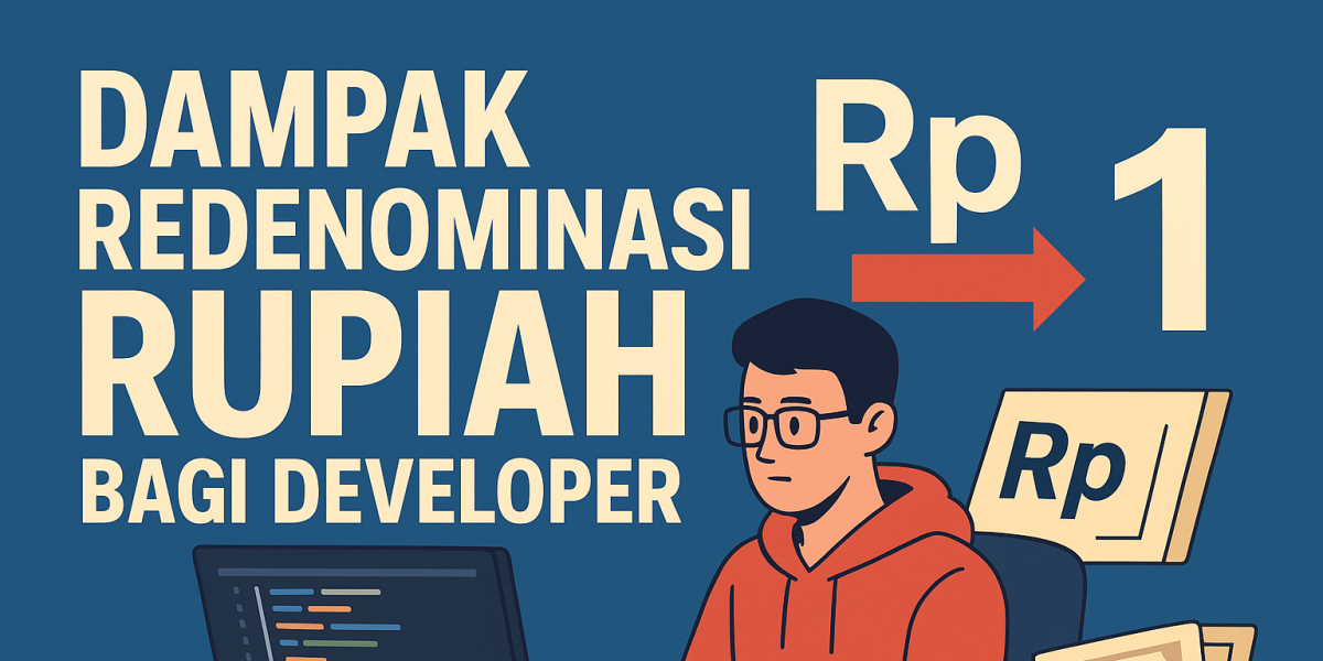 Dampak Redenominasi Rupiah bagi Dunia Teknologi dan Developer
